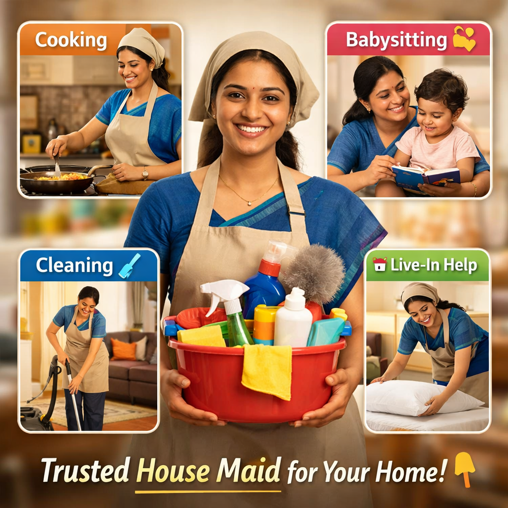 Best Maids in Baby Sitter Agency Near Me in Mumbai