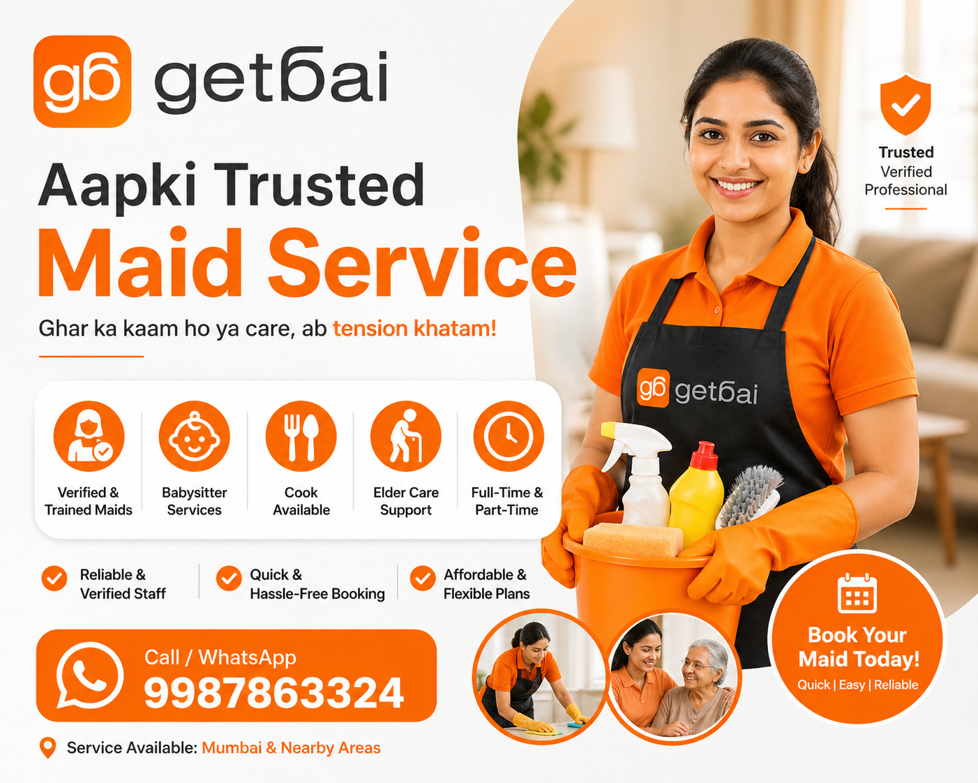 Best Maids in Verified Maid Kaise Milegi Mumbai Mein