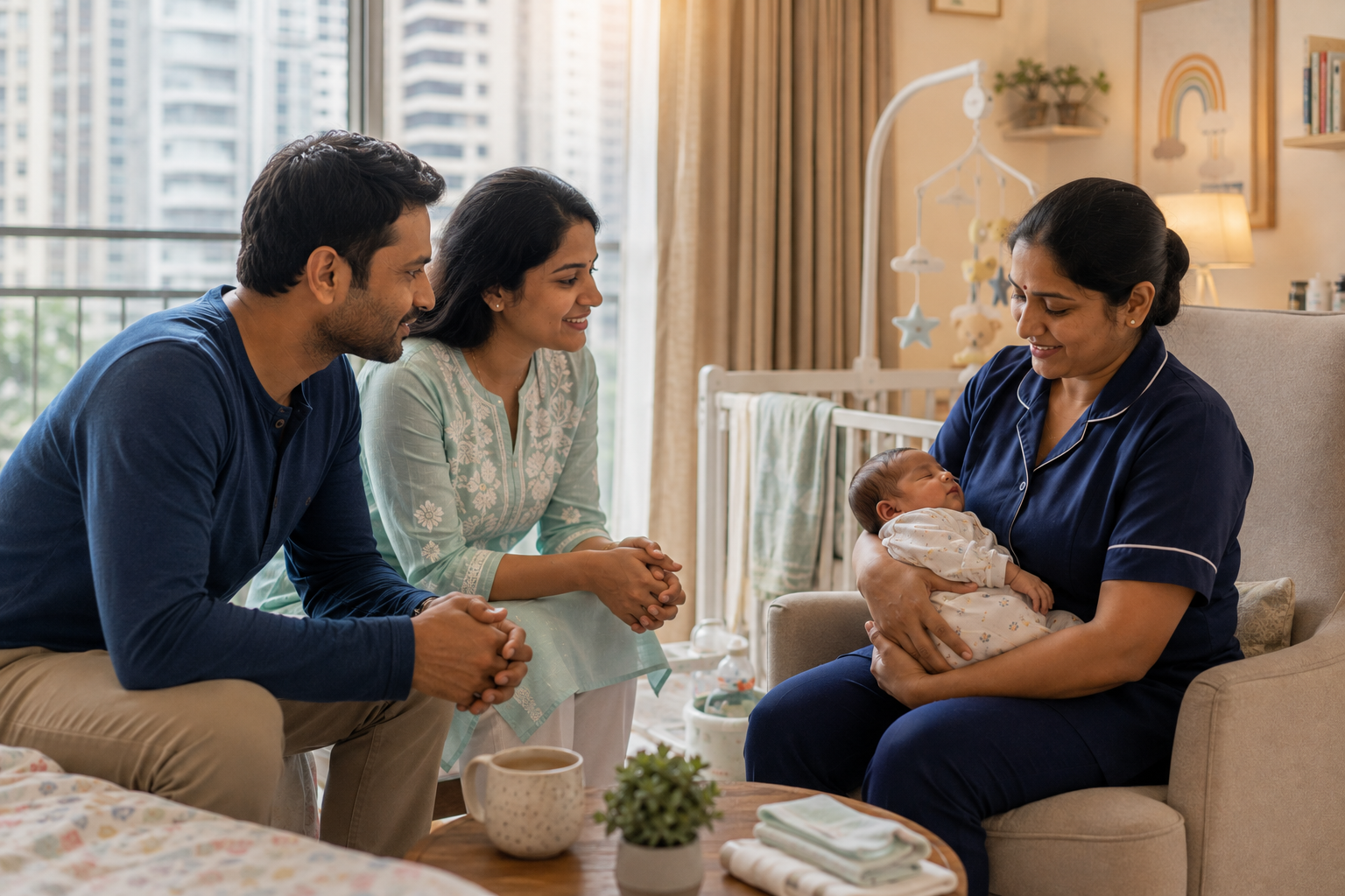 24 Hours Nanny for Newborn Baby in Mumbai: What Parents Should Check Before Hiring
