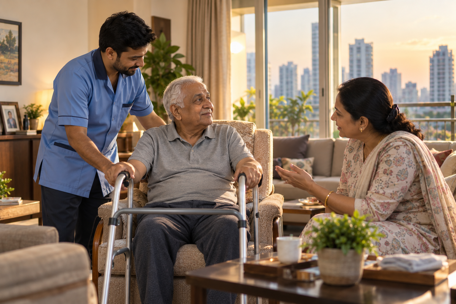 24 Hours Patient Care Taker vs Regular Caregiver: What Is Better for Mumbai Families?