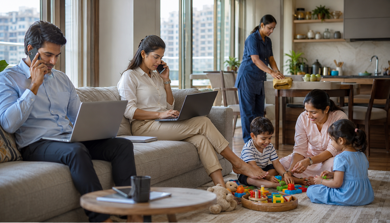 Bacchon Se Zyada Busy Mummy-Papa? GetBai Hai Na!