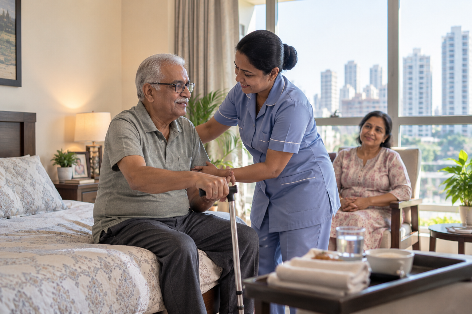 Benefits of Hiring a 24 Hours Patient Care Taker Through a Trusted Agency in Mumbai