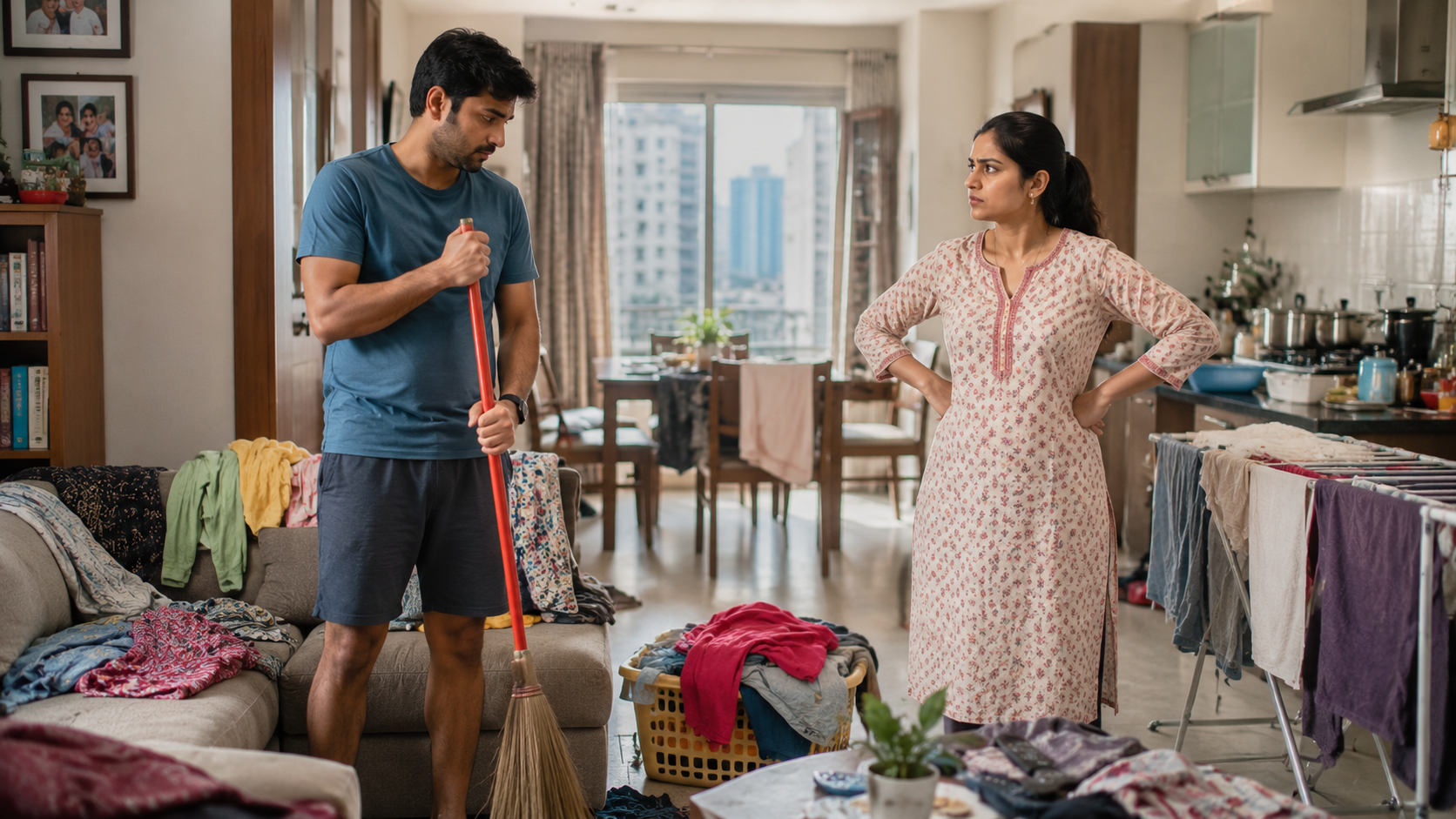 Biwi Ne Bola: Ya Maid Dhoondo Ya Jhadoo Pakdo!
