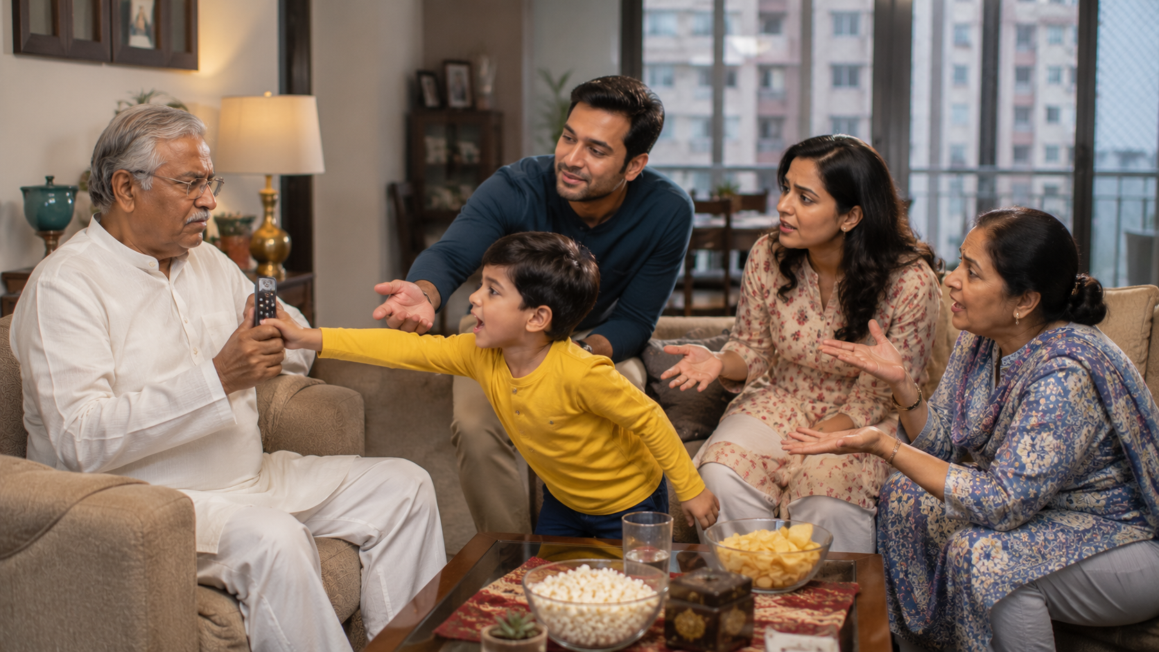 Dadaji Ka Remote Aur Bacche Ka Cartoon: Ghar Ki Mahabharat!