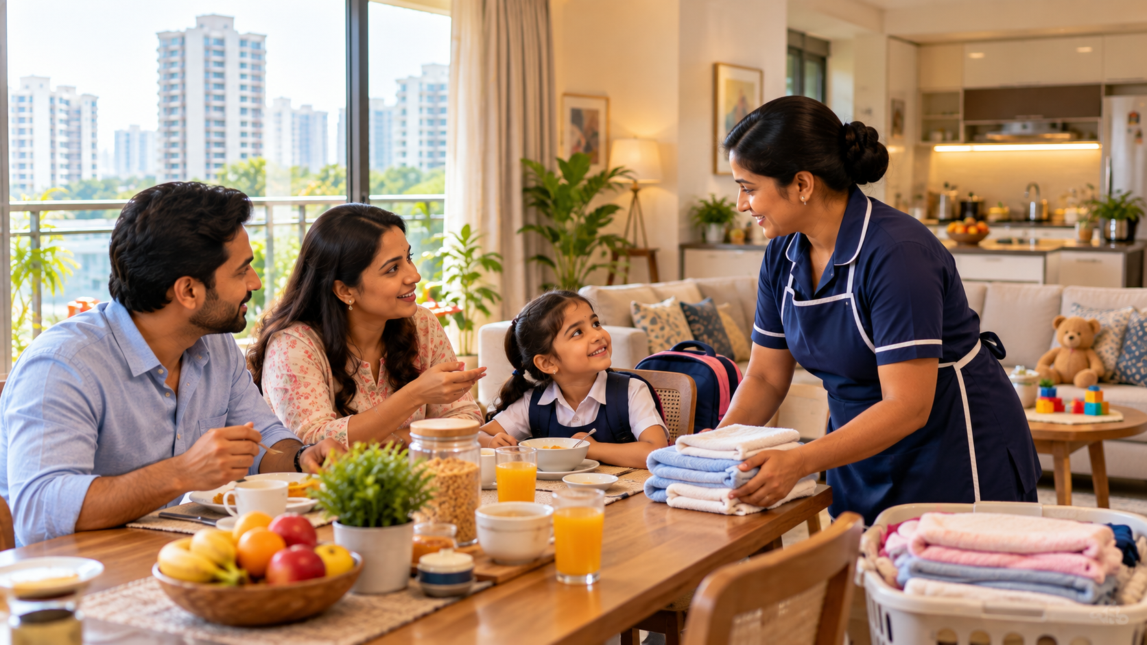 Why Families Choose Live-In Maids in Seawoods